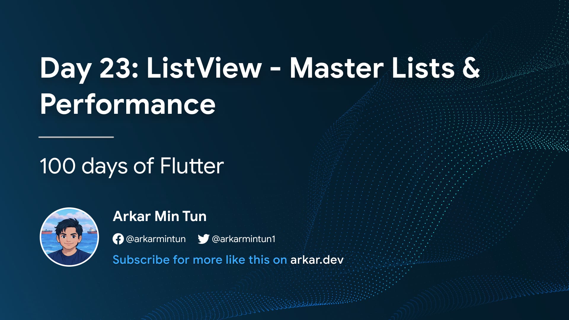 Day 23: ListView - Master Lists & Performance