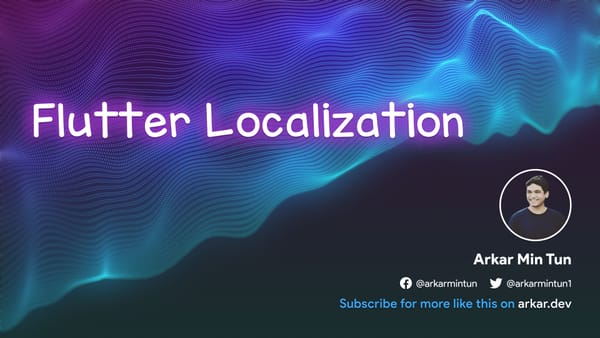 Flutter Localization