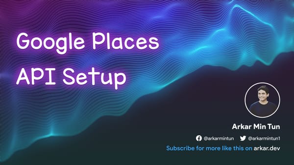 Google Places API Setup