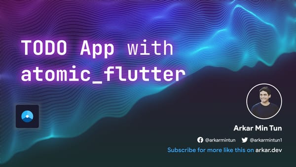 TODO App with atomic_flutter