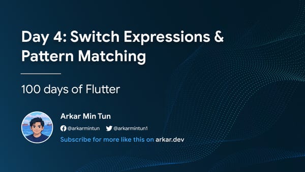 Day 4: Switch Expressions & Pattern Matching